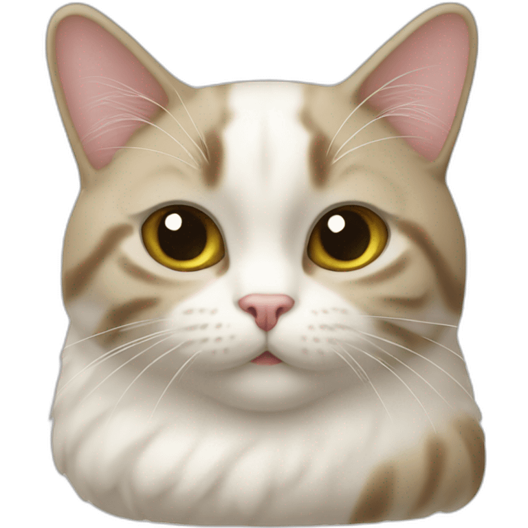 chamallow - sur - un - chat emoji