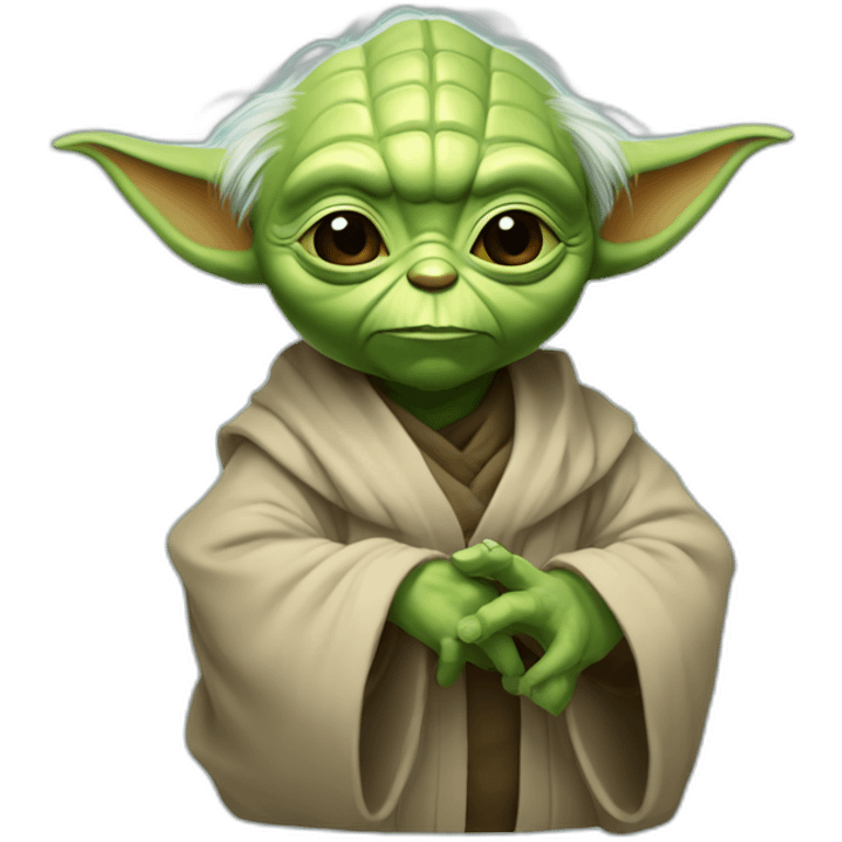 Yoda qui fais le signe jul emoji