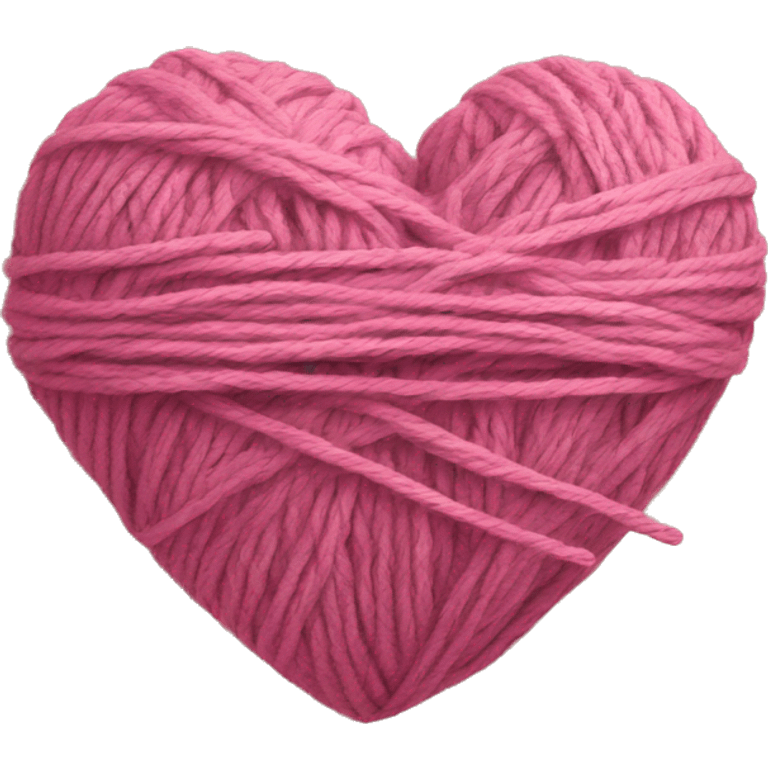 heart with yarn emoji