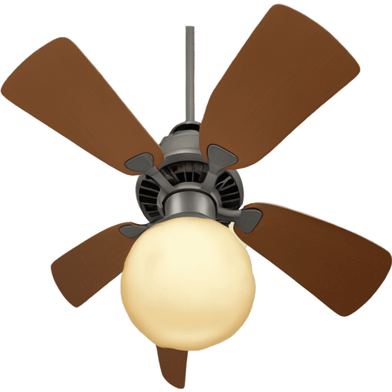 Anthropomorphic ceiling fan  emoji