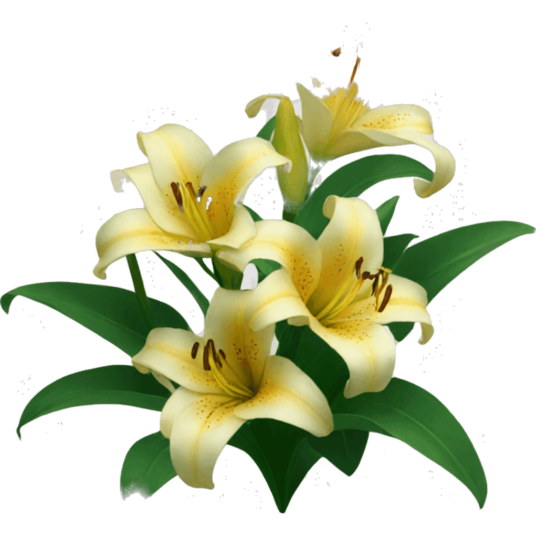 Lilies emoji