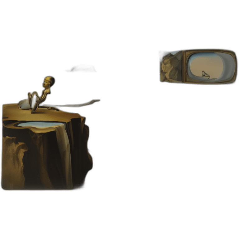 The Persistence of Memory Salvador Dalí emoji