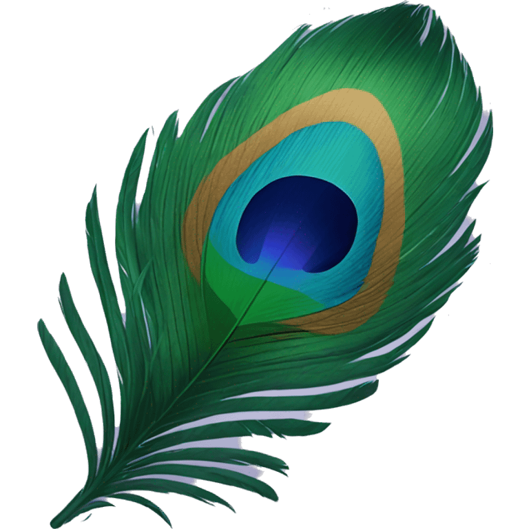 peacock feather emoji