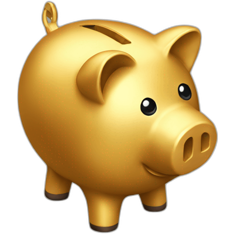 isometric-toon-goldenned-piggy-bank emoji