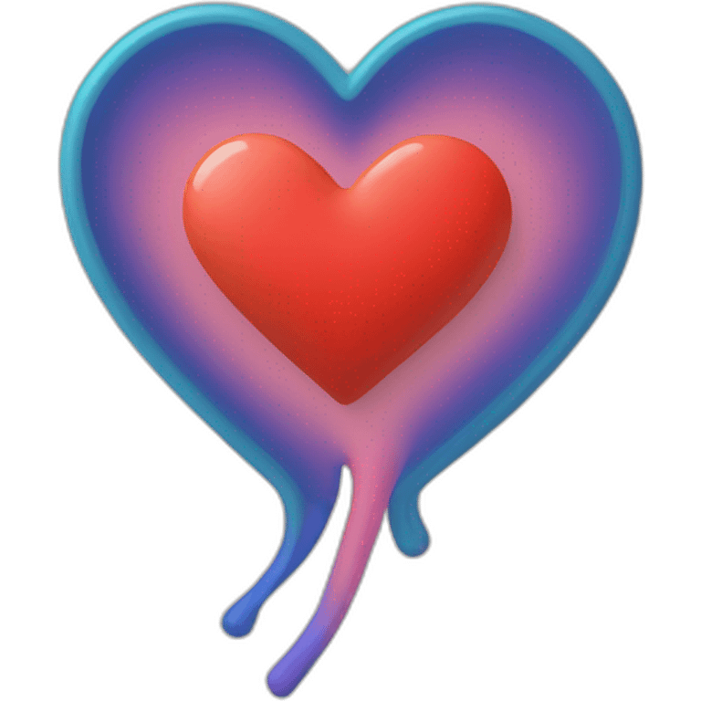 a heart with #ff6600 color code emoji