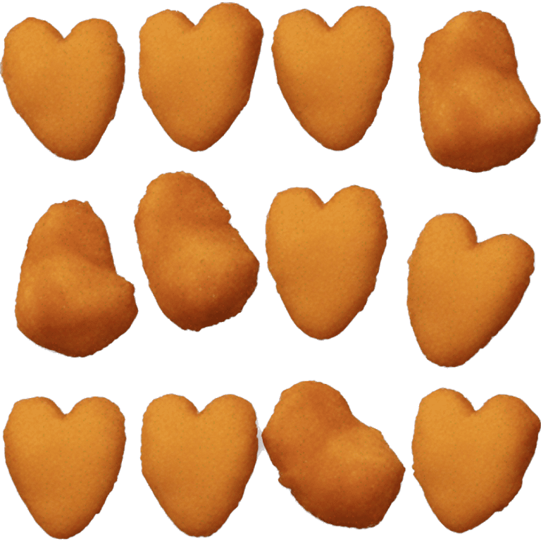 chicken nugget heart emoji