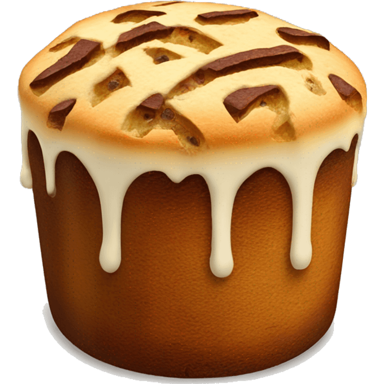 Panettone relleno de chocolate  emoji