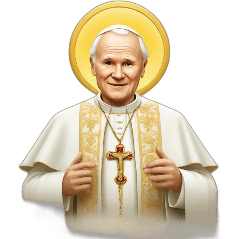 Saint John Paul II emoji