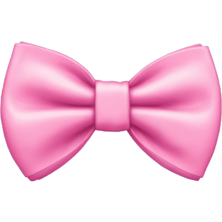 A pink coquette bow tie  emoji