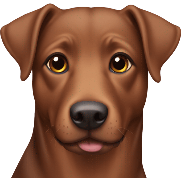 brown kelpie cross labrador emoji