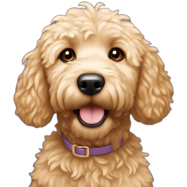 mini golden doodle emoji