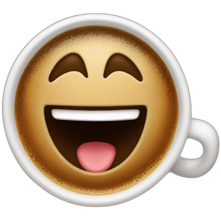 coffee happy emoji