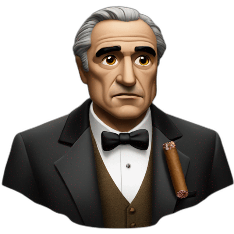 The Godfather with Cigar emoji