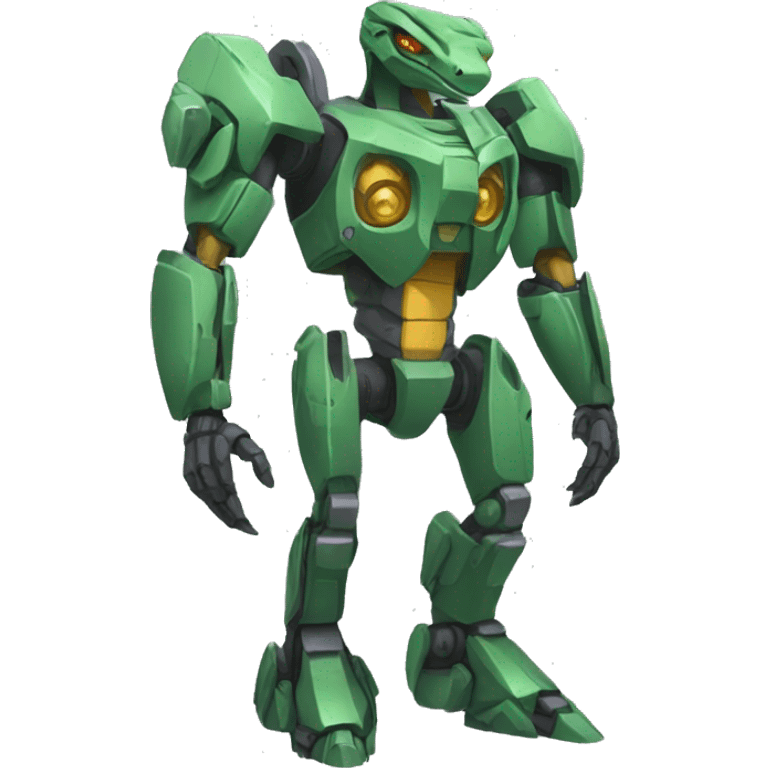 Reptile-Medabot-Mecha full body emoji