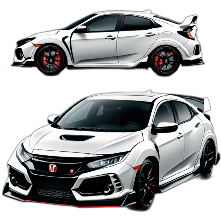 Honda civic type r emoji