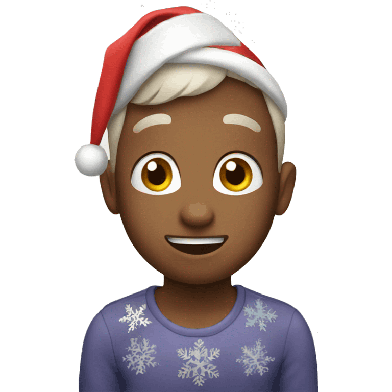 Cute Christmas emoji  emoji