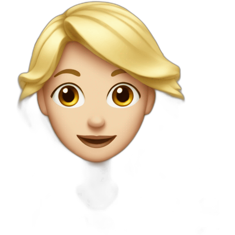 Blonde girl Chocolatier emoji