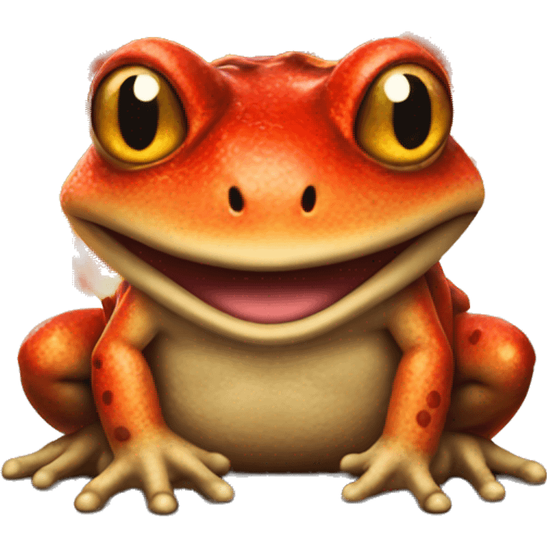 evil fire toad from mario emoji