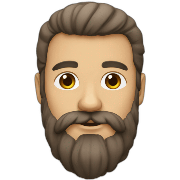 Barbu en colère emoji