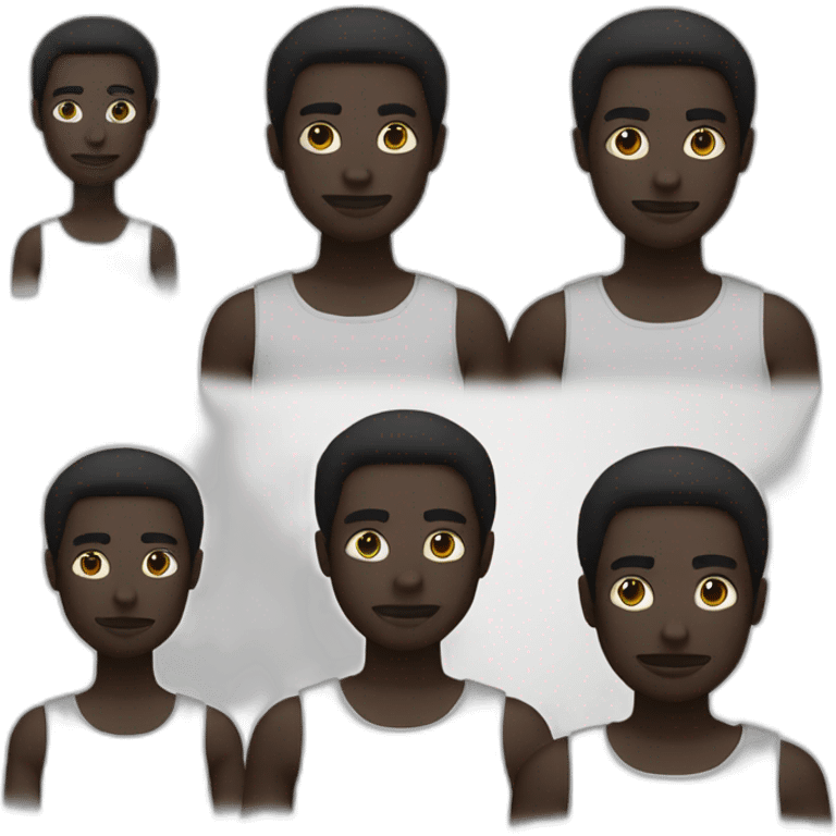 Black anonymous with text "Luka" emoji