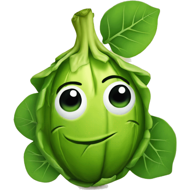 Brussel sprout high definition  emoji