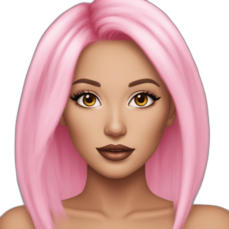 jelena karleusa pink hair emoji