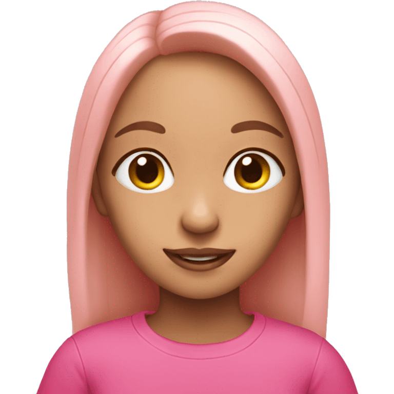 Pink girl  emoji