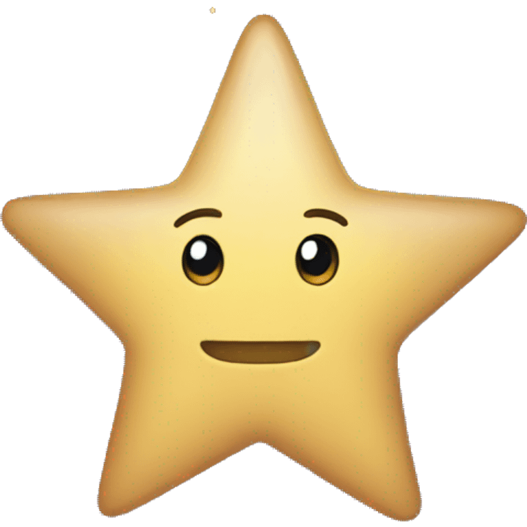 Half empty star emoji