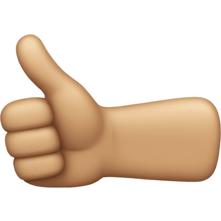 sideways thumbs-up emoji