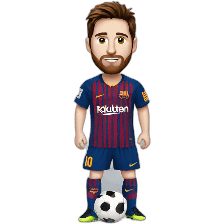 leo messi futbol emoji