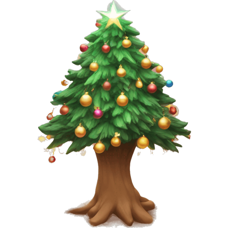 aesthetic christmas tree emoji