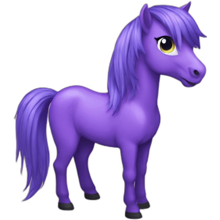 purple pony radio emoji