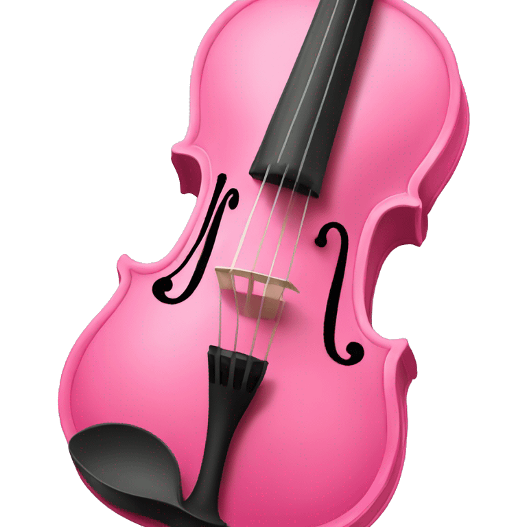 Pink violin  emoji