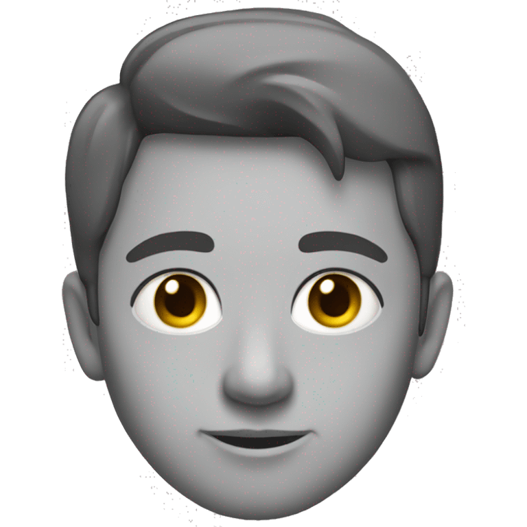 Harmaa sydän emoji