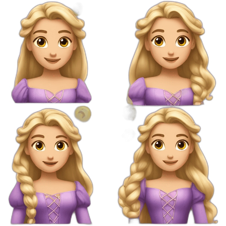 Princesse raiponce emoji