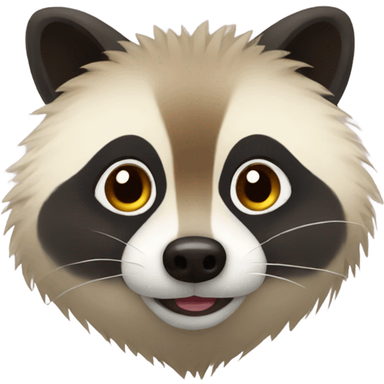 Japanese raccoon dog emoji