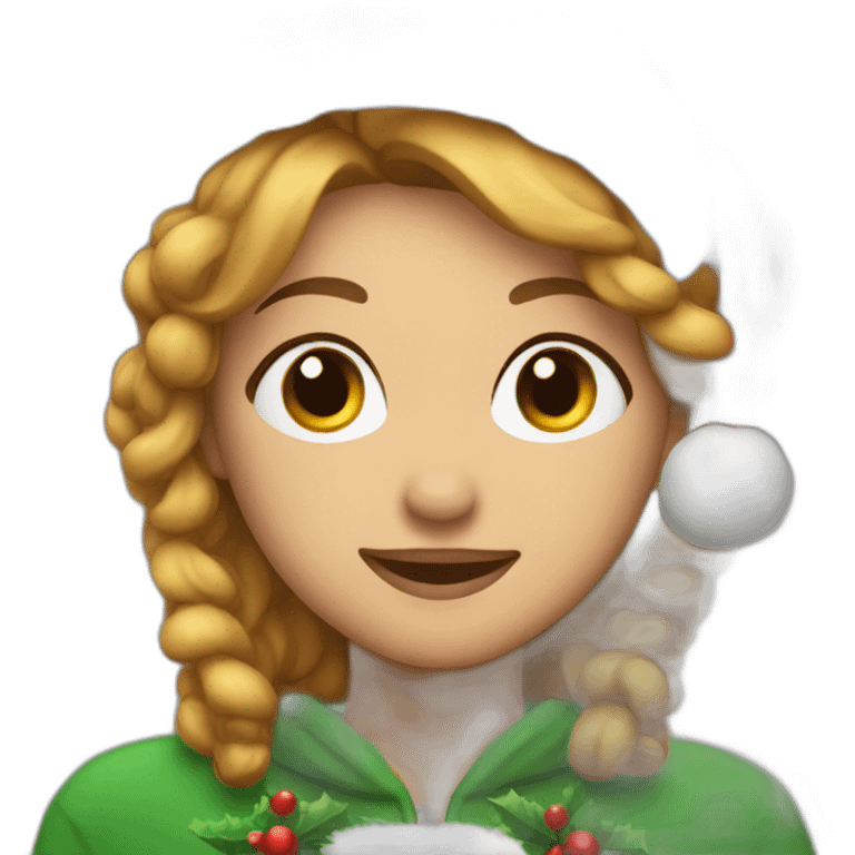 christmas boenie emoji