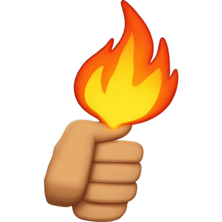 Fire thumbs up  emoji