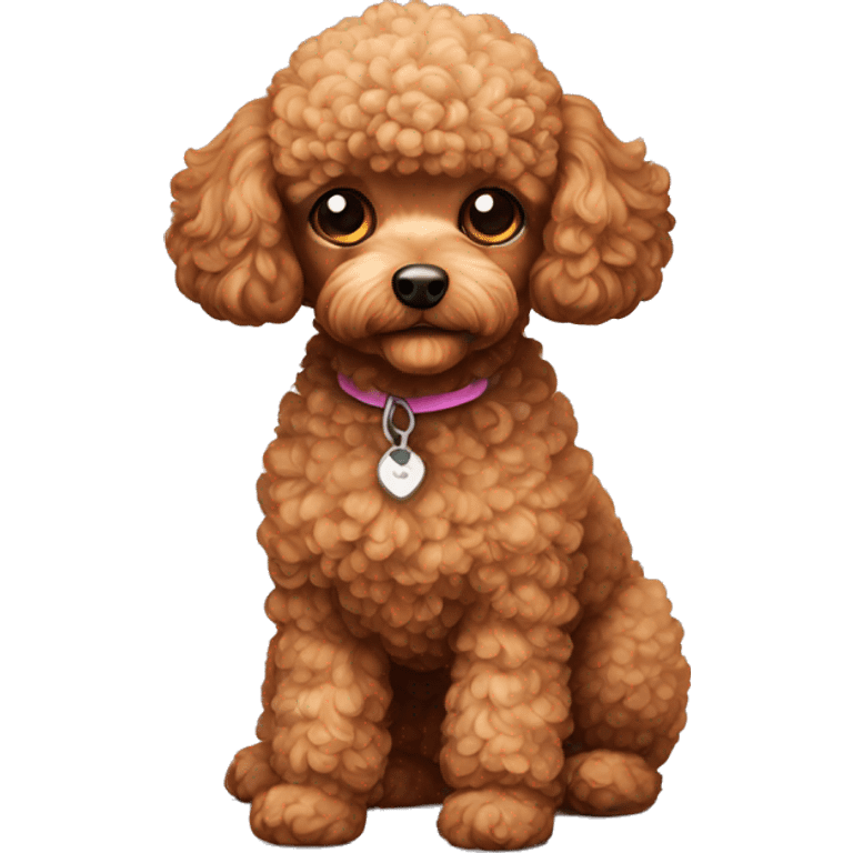 Toy poodle emoji