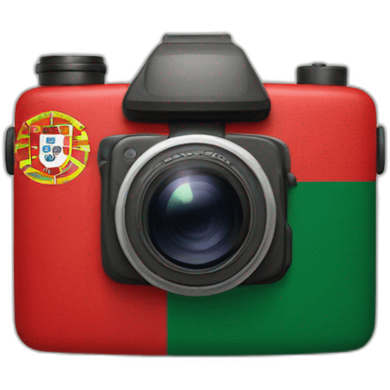 Camera with portugal flag emoji