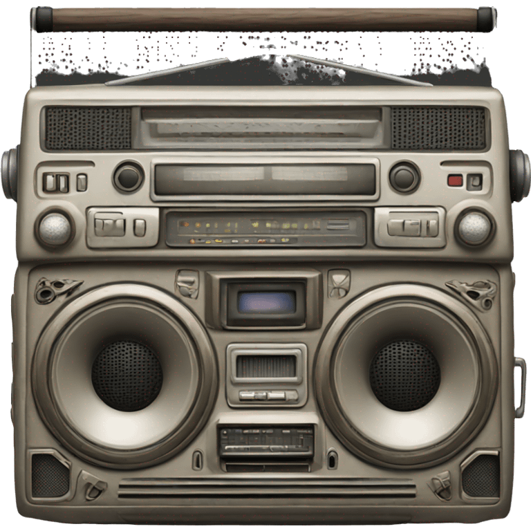 old school boombox emoji