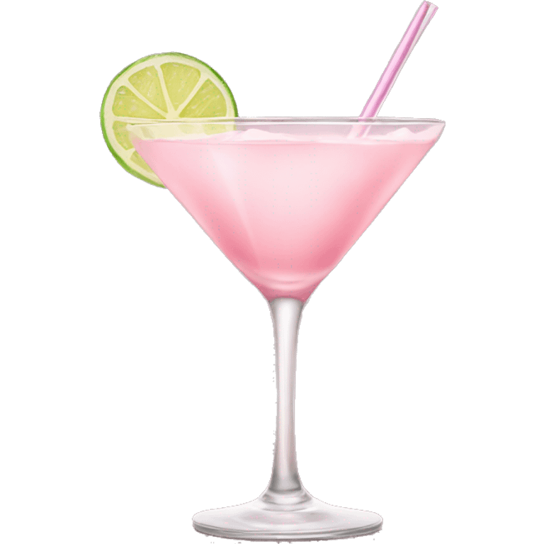 Light pink cocktail  emoji