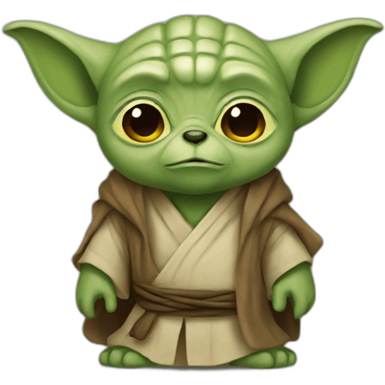 Yoda bear emoji