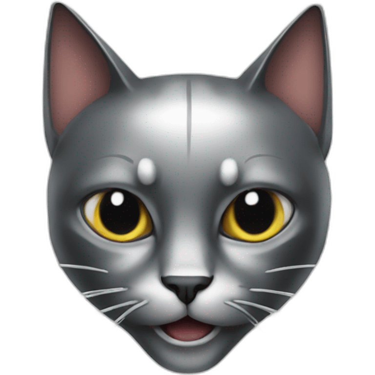 metal cat emoji