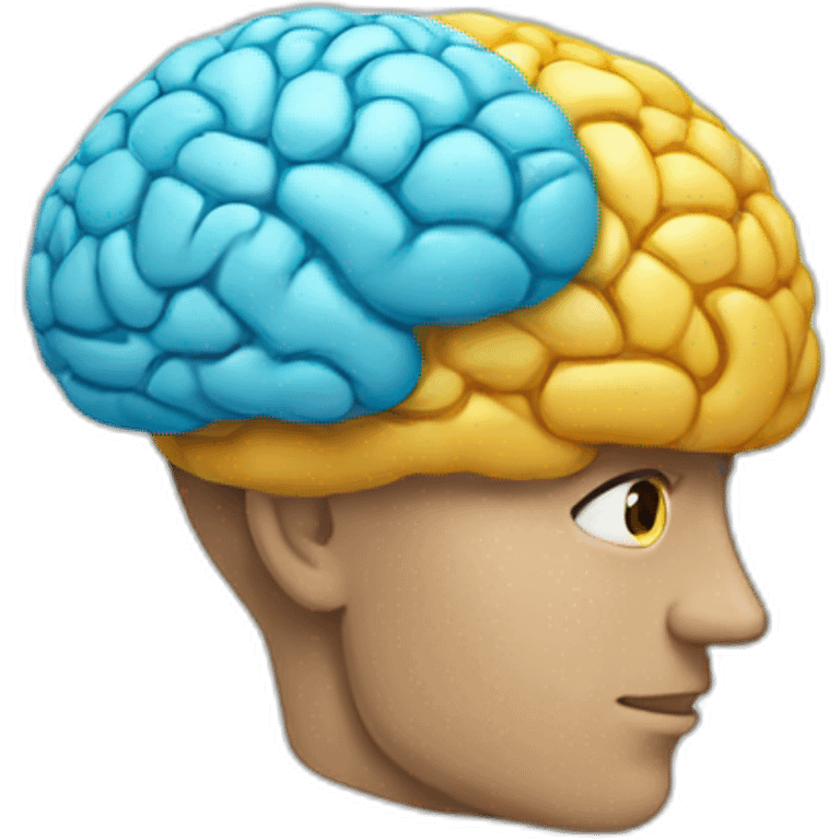 Thinking brain  emoji