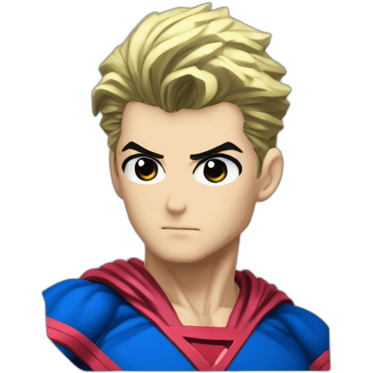 superman in jojo's bizarre adventure emoji