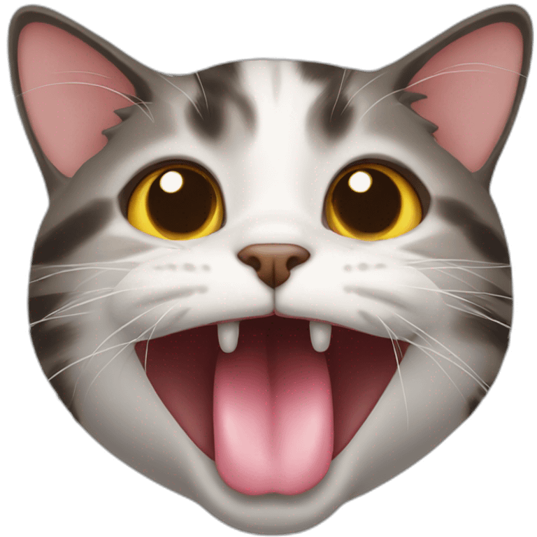 cat sticking tongue out emoji