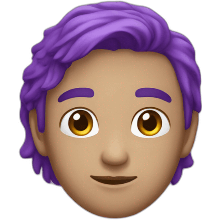 Cinta conmemorativa morado emoji