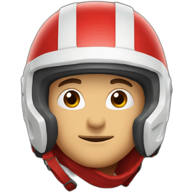 red helmet emoji