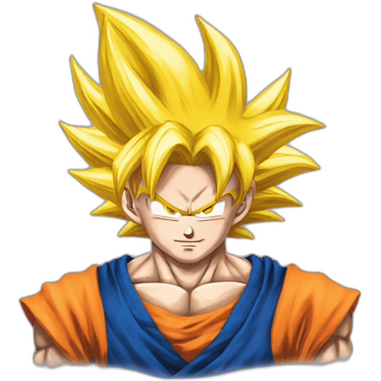 Songoku super sayen emoji